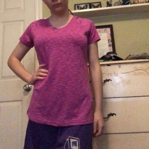 Purple work out shirt